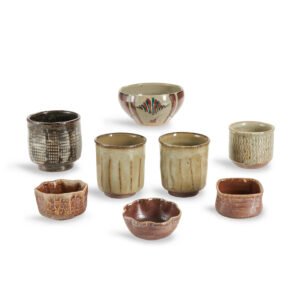 Eight Assorted Tea Cups