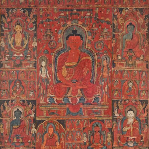 A thangka of Shakyamuni Buddha
