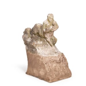 CHIRON AND INFANT JASON GRANITE GARDEN SCULPTURE