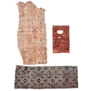 Three Indian Rug Fragments