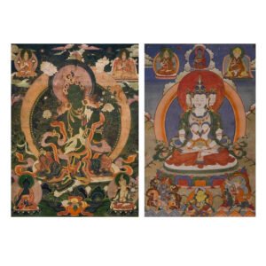 Two Nepalese paintings in mounts