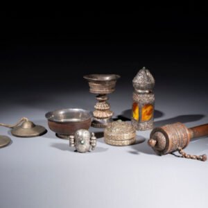 A varied Collection of seven Indian objects