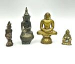 A set of four Indian bronze statues