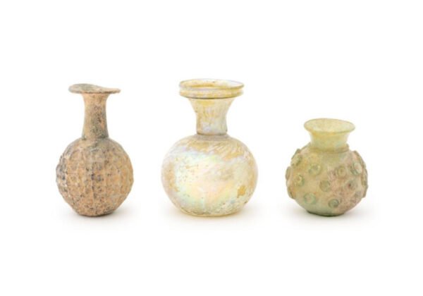 Roman Class Sprinkler Flasks, 3
