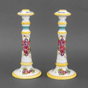 Italian Grape Motif candlestick